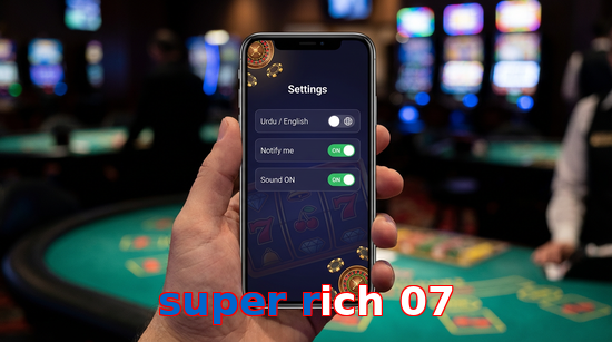 Game list for Super Rich 07 app section