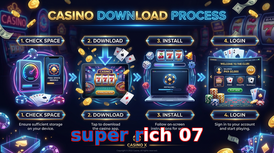 Game list for Super Rich 07 download section