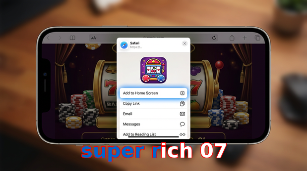 Game list for Super Rich 07 ios section